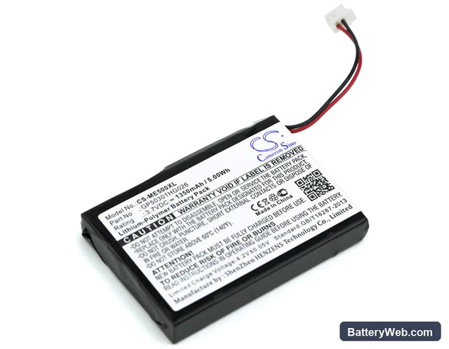 SkyGolf SG1 Replacement Battery, 3.7V, 1350mAh, Li-Polymer 1