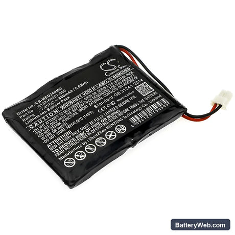 Mediaid 34 Pulse Replacement Battery, 7.4V, 800mAh, Li-ion 1