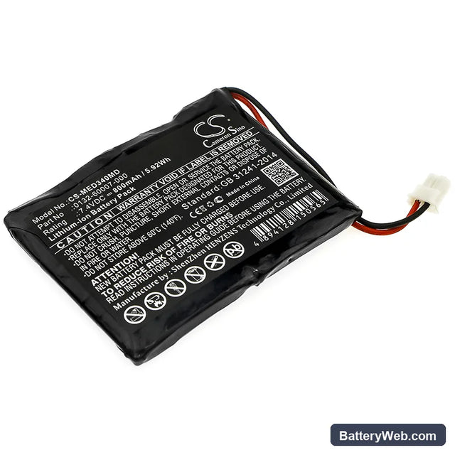Mediaid 34 Pulse Replacement Battery, 7.4V, 800mAh, Li-ion 1