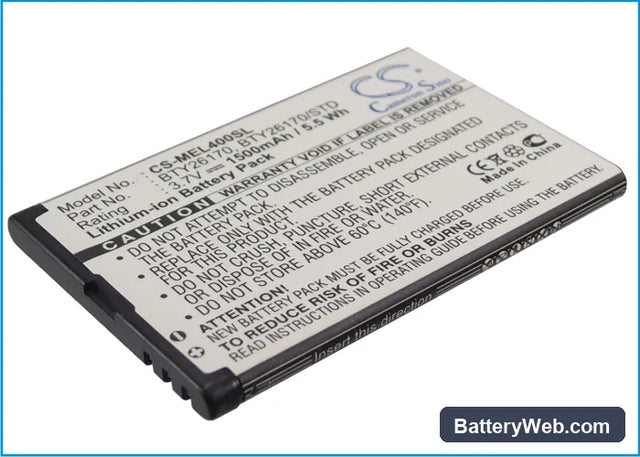 Elson EL400 Replacement Battery, 3.7V, 1500mAh, Li-ion 1