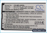 Elson EL400 Replacement Battery, 3.7V, 1500mAh, Li-ion 5