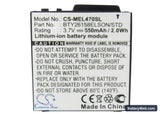 Emporia Elson EL380 Replacement Battery, 3.7V, 550mAh, Li-ion 5
