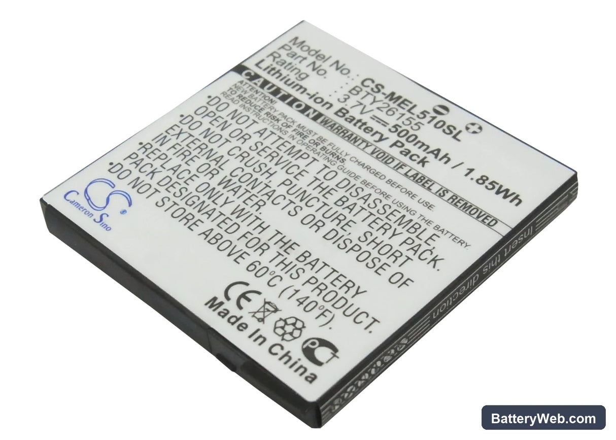 Emporia Elson EL510 Replacement Battery, 3.7V, 500mAh, Li-ion 1