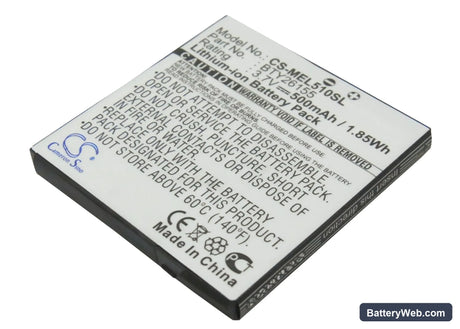Emporia Elson EL510 Replacement Battery, 3.7V, 500mAh, Li-ion 1