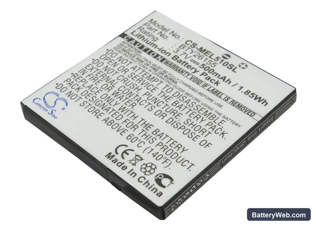 Emporia Elson EL510 Replacement Battery, 3.7V, 500mAh, Li-ion 1