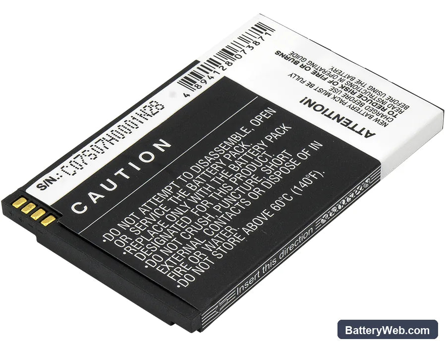 Mobistel EL530 Replacement Battery, 3.7V, 950mAh, Li-ion 3