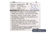 Emporia EL550 Replacement Battery, 3.7V, 550mAh, Li-ion 5