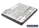Emporia Elson EL580 Replacement Battery, 3.7V, 700mAh, Li-ion 3