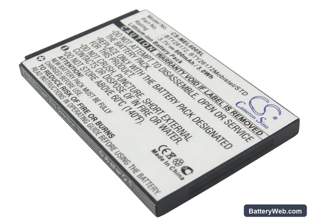 Emporia Mobistel EL600 Replacement Battery, 3.7V, 800mAh, Li-ion 1