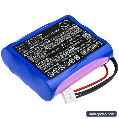 Medical Econet Compact 2 Replacement Battery, 11.1V, 2600mAh, Li-ion 1