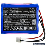 Medical Econet Compact 2 Replacement Battery, 11.1V, 2600mAh, Li-ion 3