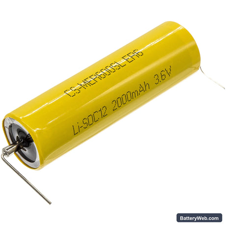 Maxell ER6 Replacement Battery, 3.6V, 2000mAh, Li-SOCl2 1