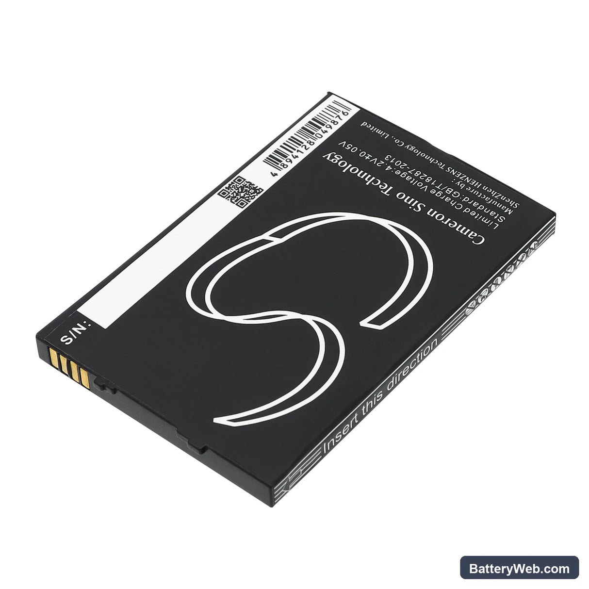 Symbol ES400 Replacement Battery, 3.7V, 1500mAh, Li-ion 3