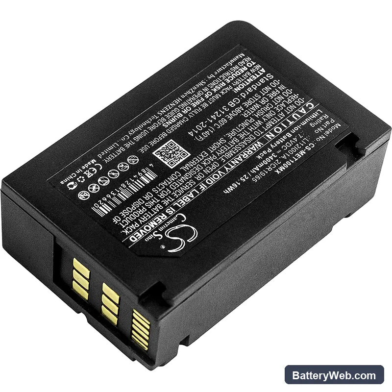 Mindray T1 Replacement Battery, 7.4V, 3400mAh, Li-ion 2