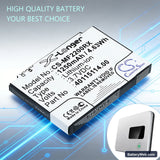 Novatel Wireless MiFi2200 Replacement Battery, 3.7V, 1250mAh, Li-ion 6
