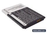 Novatel Wireless MiFi 5510 Replacement Battery, 3.7V, 1800mAh, Li-ion 3