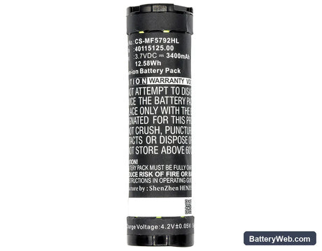 Novatel Wireless MiFi Liberate Replacement Battery, 3.7V, 3400mAh, Li-ion 5