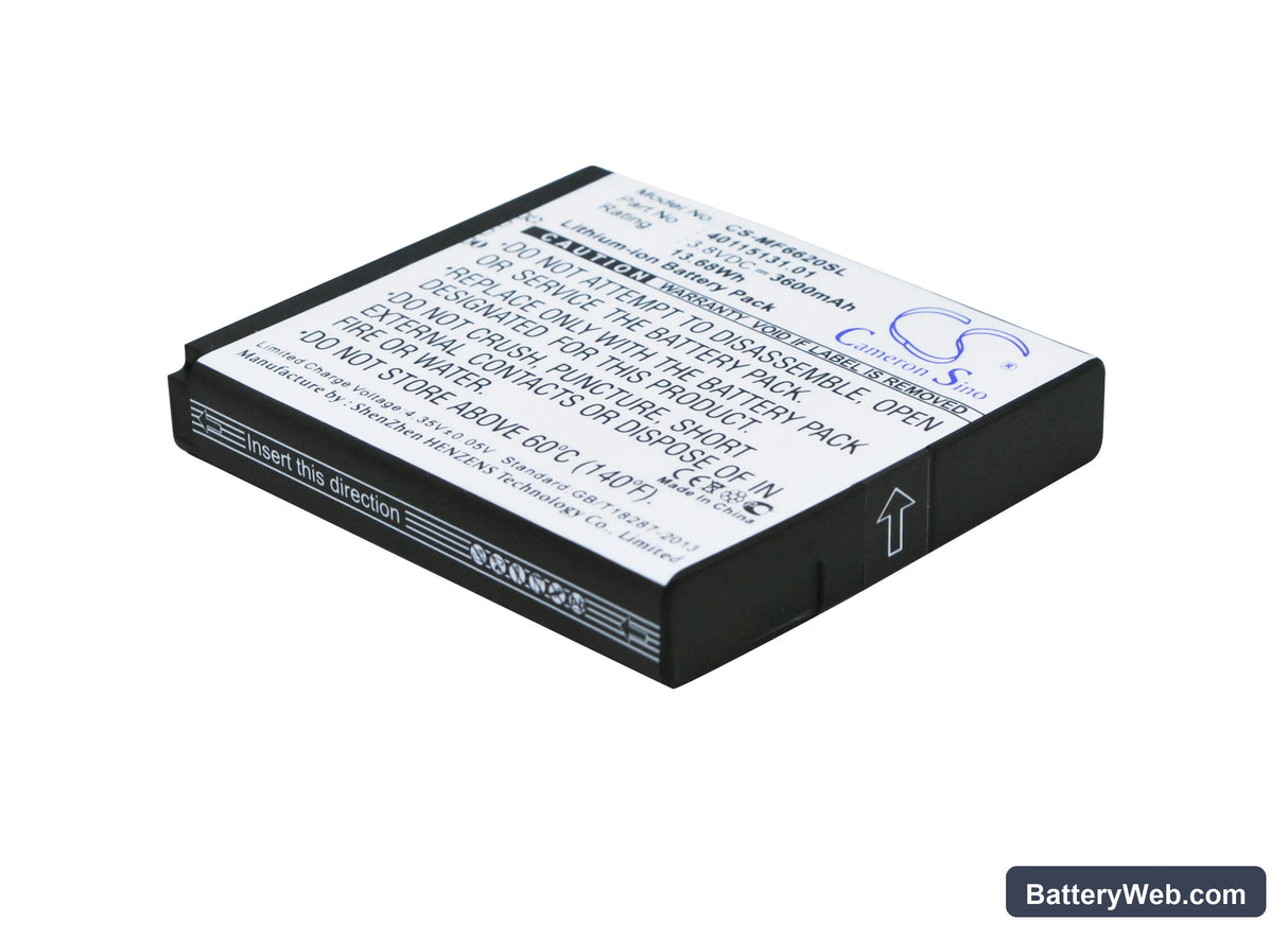 Novatel Wireless MiFi 6620L Replacement Battery, 3.8V, 3600mAh, Li-ion 1