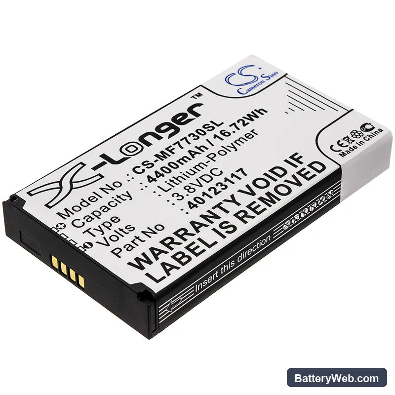 Novatel Wireless MiFi 7730L Replacement Battery, 3.8V, 4400mAh, Li-Polymer 1