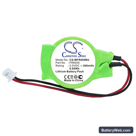 Symbol FR6000 Replacement Battery, 3V, 200mAh, Lithium 3