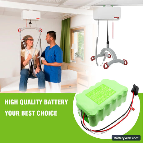 Molift AIR 2510023 Replacement Battery, 26.4V, 3000mAh, Ni-MH 6