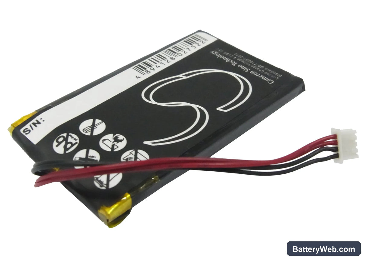 Typhoon MyGuide 3100 Replacement Battery, 3.7V, 1100mAh, Li-Polymer 4