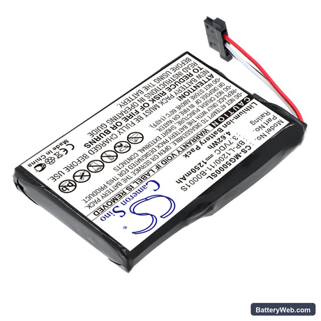 Typhoon MyGuide SilverGuide 5000 Replacement Battery, 3.7V, 1250mAh, Li-ion 2