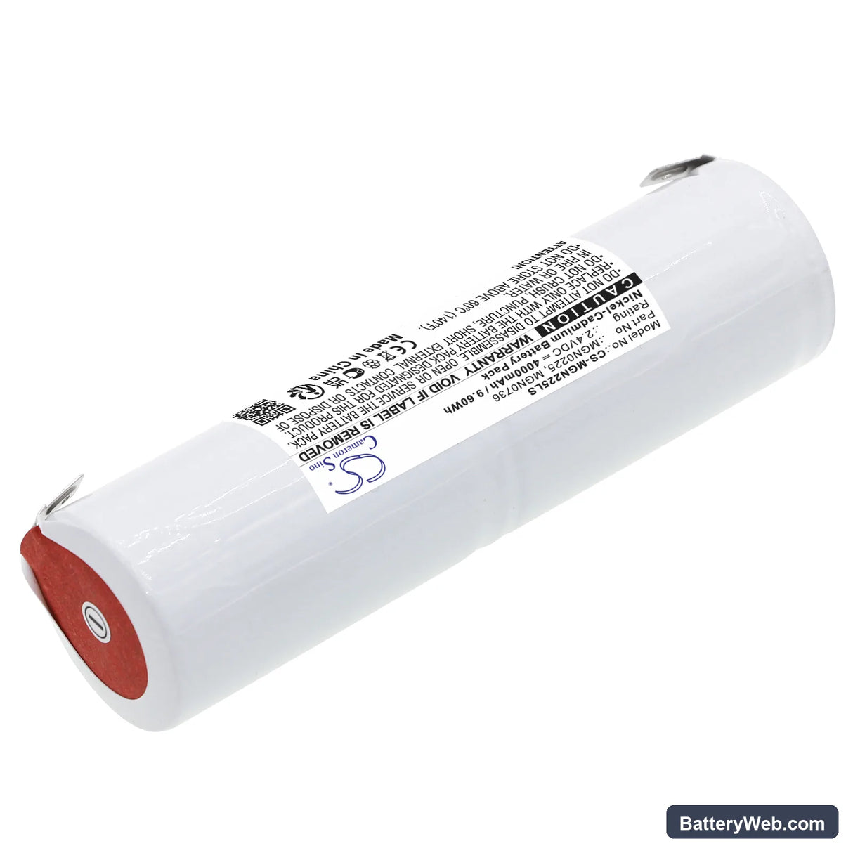 URA 130040 Replacement Battery, 2.4V, 4000mAh, Ni-CD 2