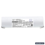 URA 130040 Replacement Battery, 2.4V, 4000mAh, Ni-CD 3