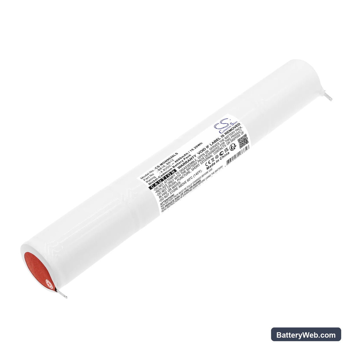 ORBIK B170/44 Replacement Battery, 4.8V, 4000mAh, Ni-CD 1