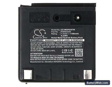 SPIRIT SU42 Replacement Battery, 7.5V, 1100mAh, Ni-MH 5