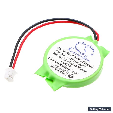 Mitsubishi GT10 graphic terminals Replacement Battery, 3V, 550mAh, Lithium 1