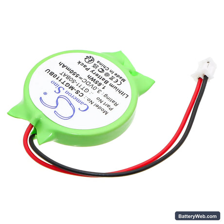 Mitsubishi GT10 graphic terminals Replacement Battery, 3V, 550mAh, Lithium 2