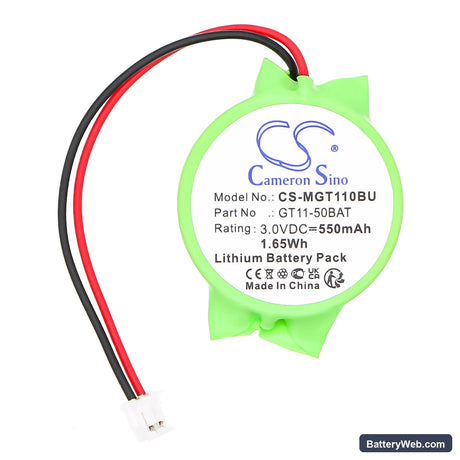 Mitsubishi GT10 graphic terminals Replacement Battery, 3V, 550mAh, Lithium 3
