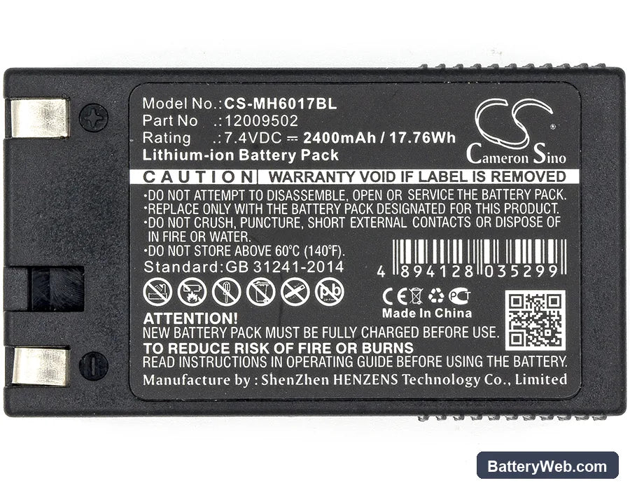 Sierra Sport 9460 Replacement Battery, 7.4V, 2400mAh, Li-ion 3