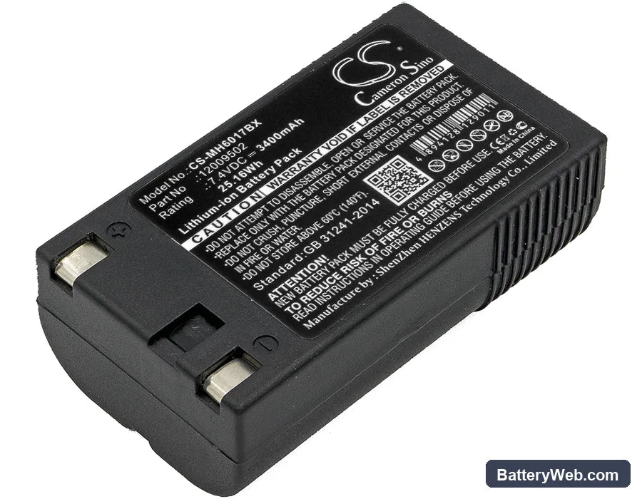 PathFinder 6032 Replacement Battery, 7.4V, 3400mAh, Li-ion 1
