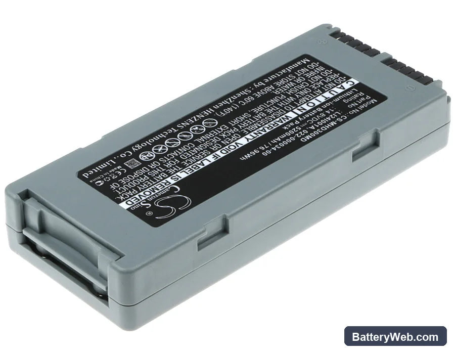 Mindray BeneHeart D3 Replacement Battery, 14.8V, 5200mAh, Li-ion 2