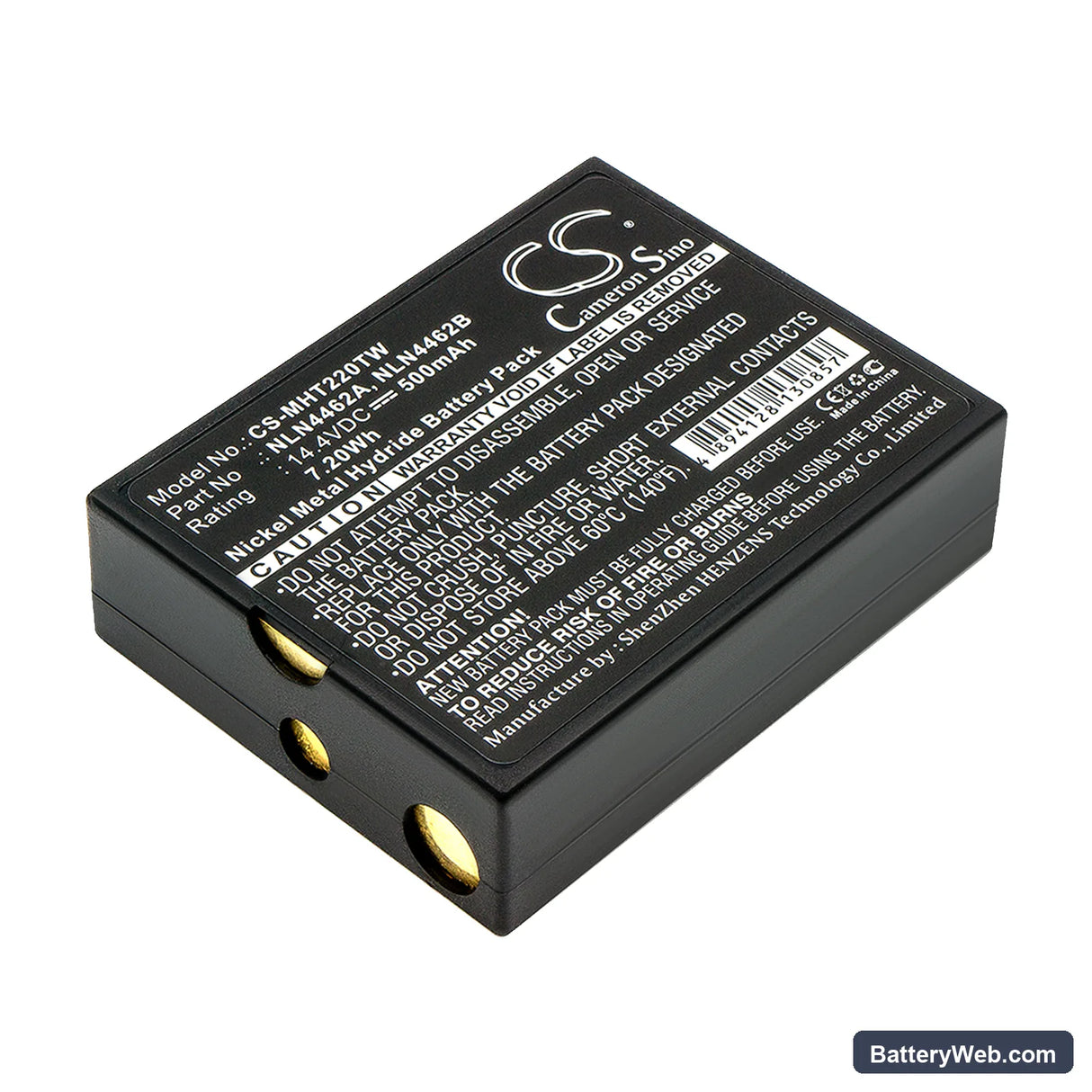 Motorola MT700 Replacement Battery, 14.4V, 500mAh, Ni-MH 1