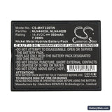 Motorola MT700 Replacement Battery, 14.4V, 500mAh, Ni-MH 5
