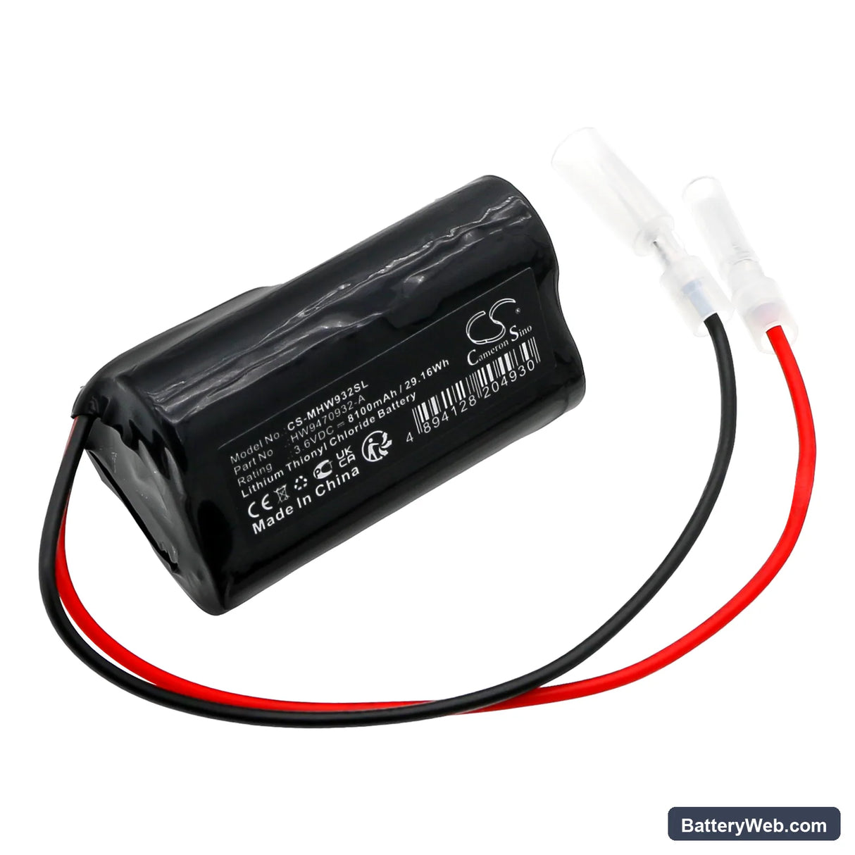 Motoman HW9470932-A Replacement Battery, 3.6V, 8100mAh, Li-SOCl2 1