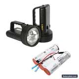 Tiga IL800 Replacement Battery, 6V, 4000mAh, Ni-CD 6