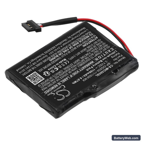 Magellan cyclo 500 HC Replacement Battery, 3.7V, 1100mAh, Li-ion 2