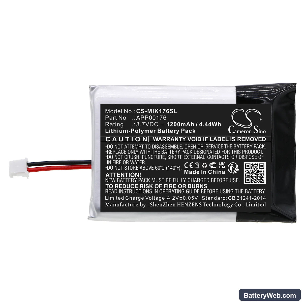 MINN KOTA iPilot Link Remote BT Replacement Battery, 3.7V, 1200mAh, Li-Polymer 5