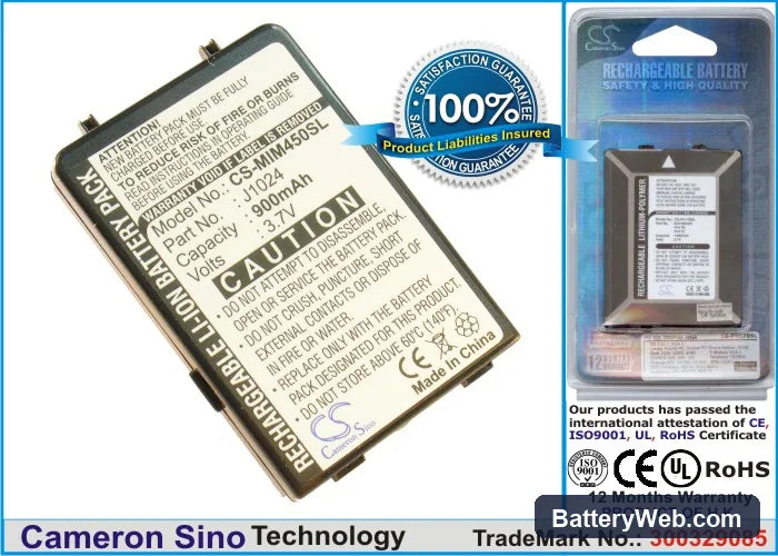 Mitsubishi ECLIPSE Replacement Battery, 3.7V, 900mAh, Li-ion 1