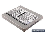 Mitsubishi M720 Replacement Battery, 3.7V, 550mAh, Li-ion 1