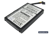 Mitac Mio 168 Replacement Battery, 3.7V, 1300mAh, Li-ion 1
