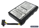 Mitac Mio 168 Replacement Battery, 3.7V, 1300mAh, Li-ion 2