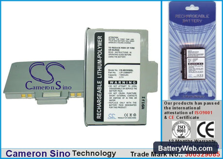 Rover P7 Replacement Battery, 3.7V, 1300mAh, Li-Polymer 1