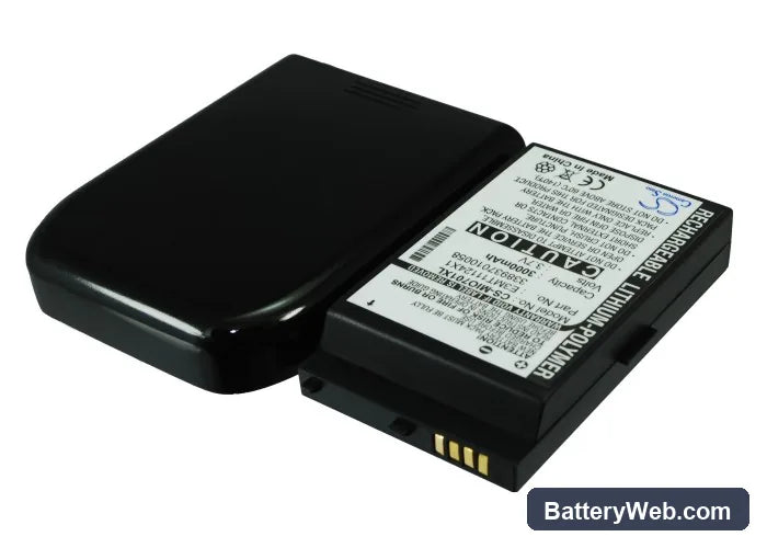 Mitac Mio A700 Replacement Battery, 3.7V, 3000mAh, Li-Polymer 2