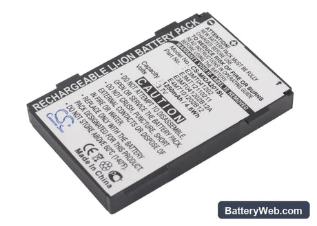 Medion MDPNA 15000 Replacement Battery, 3.7V, 1250mAh, Li-ion 2